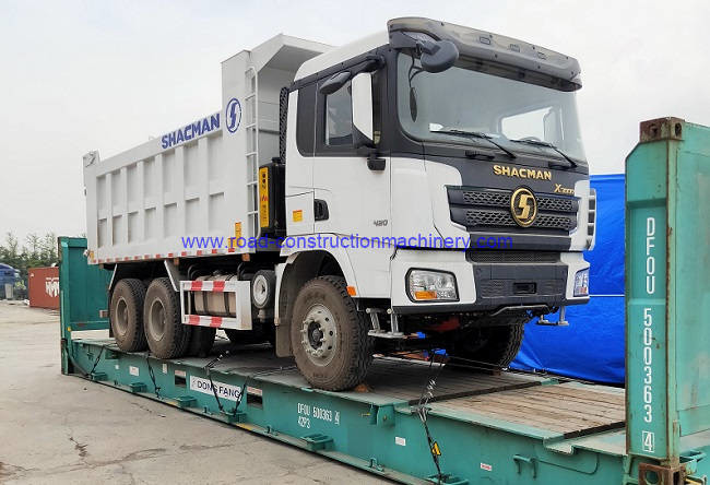 最新の会社の事例について ミクロネシア1つの単位のShacman 25のトンX3000のダンプ トラック