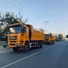 LHD Driving Euro 2 Emission Heavy Tipper Trucks Load 50 Ton